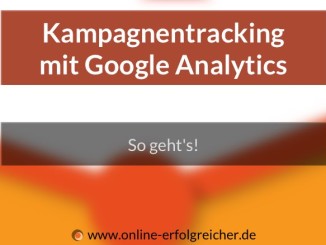 Kampagnentracking mit Google Analytics