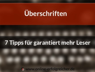 Überschriften 7 Tipps für mehr Leser